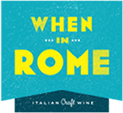 When In Rome Wine logo